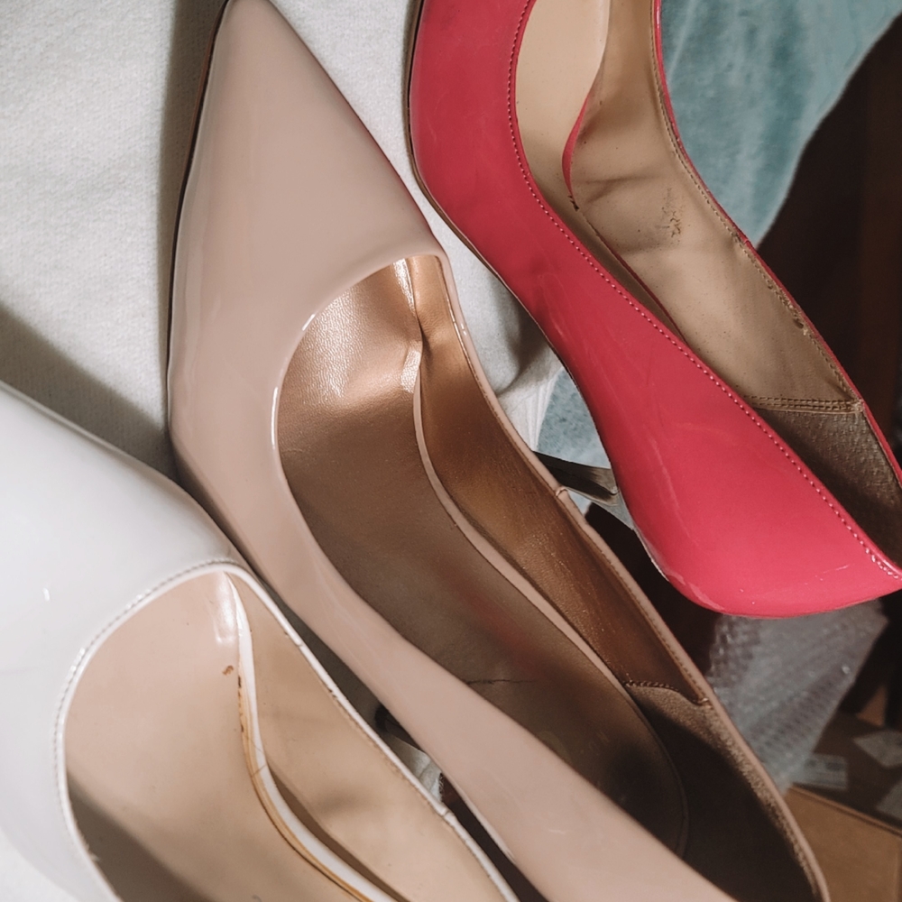 Elegant Women's Pumps in Pink, Beige, Give Me $ 40 For Both Pink N Biege One
